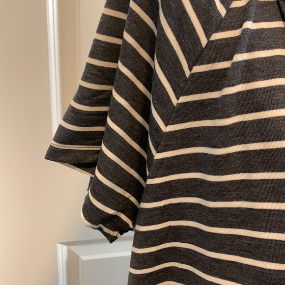 LIVI French Terry Hooded Swing Tunic - Striped - Picture 5 of 10